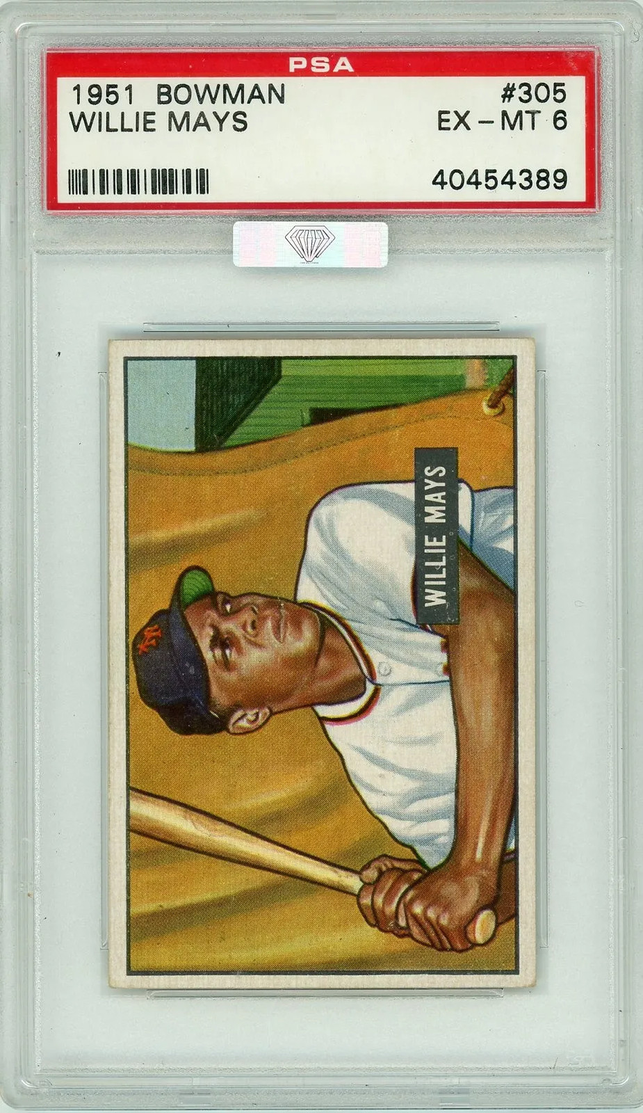 1951 Bowman Willie Mays #305 PSA 6