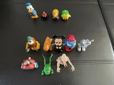 Vintage Lot Of A Dozen Wind Up Toy Figures