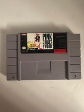 Super Nintendo SNES Pink Goes To Hollywood Pink Panther Cart Only Tested