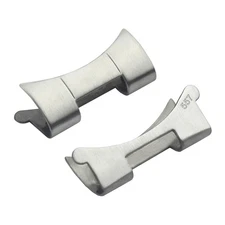 2 -557 19MM END LINK PIECE FOR ROLEX OYSTER BAND 78350 6263 1500 WITH 7MM OPENIN