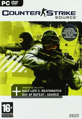 Counter Strike Source + Half Life 2 Day Defeat Juego para PC DVD-Rom PAL Am