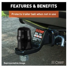 CURT MANUFACTURING 21810 HITCH RECEIVER BALL COVER