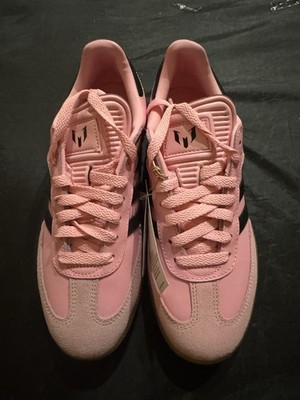 adidas Samba Inter Miami CF Messi Size 6.5 Men Size 7.5 Woman s, Pink and Black