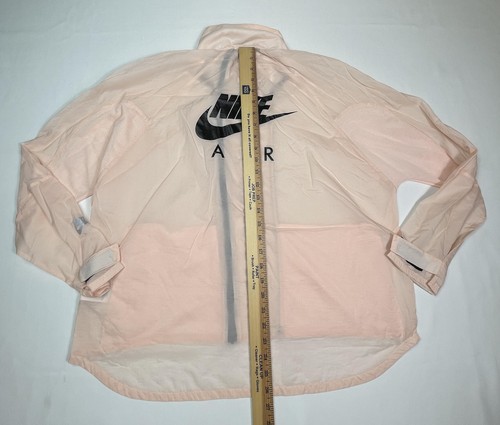 Chaqueta cortavientos ligera Nike Air para mujer XL cremallera para correr deporte malla - Imagen 11 de 14