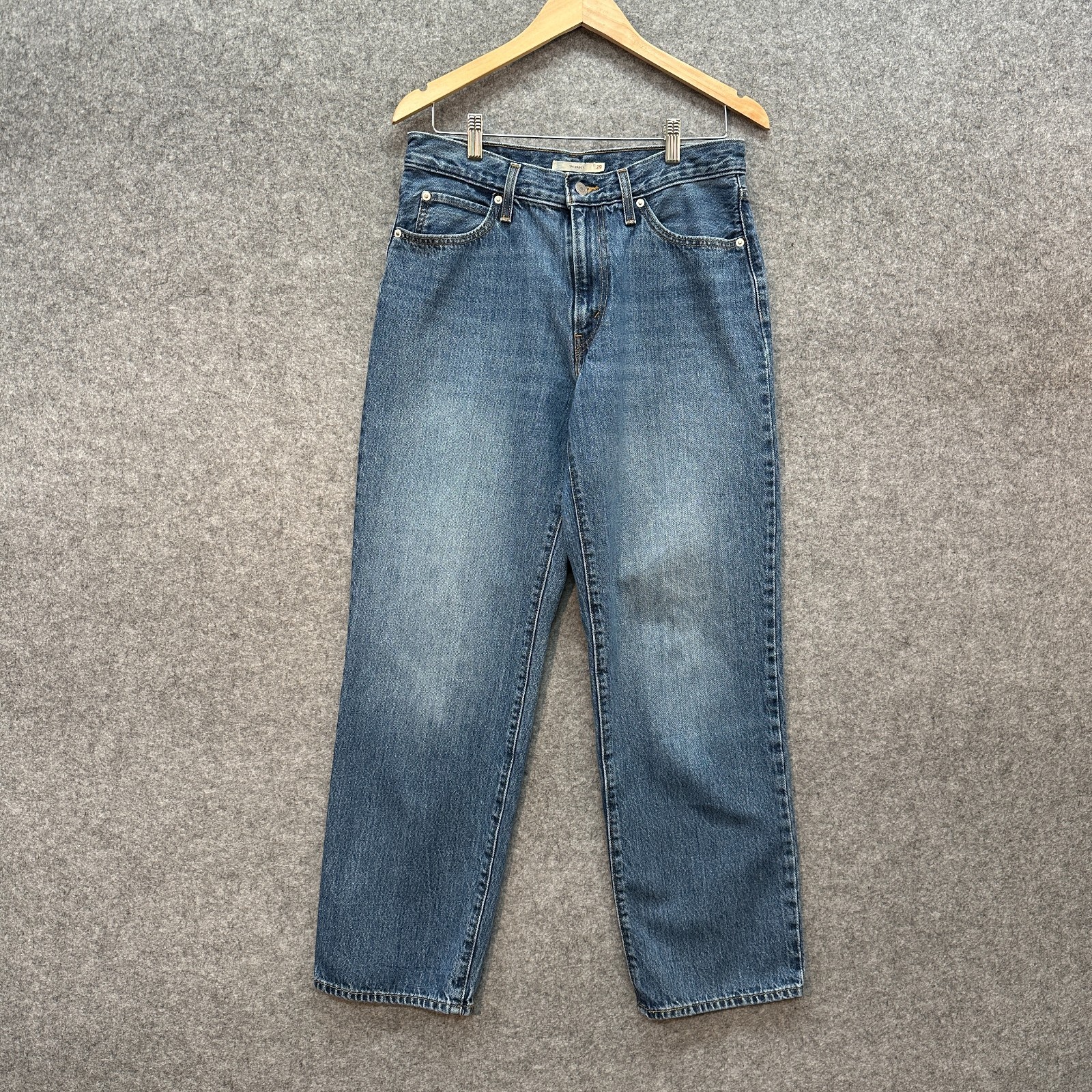 Levis '94 Baggy Jeans Womens W29 L31 Med Blue Denim Wide Leg High Rise Skater