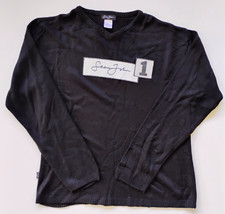 SEAN JOHN BLACK KNIT V NECK SWEATER MEN'S SIZE XL