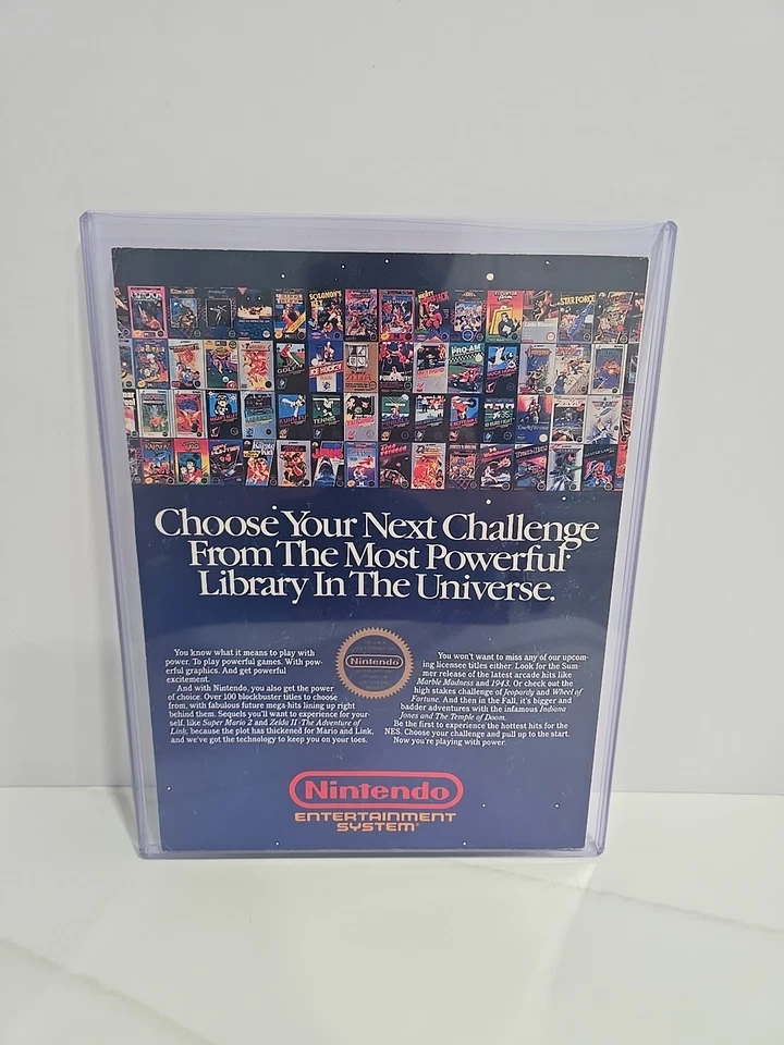 Nintendo Power Issue # 1 July August 1988 Complete w/ Poster & Both Inserts VGC - Image 2 of 4