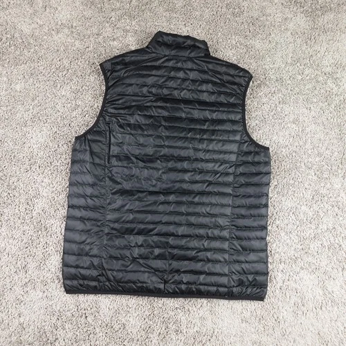 Eddie Bauer Cirruslite Down Vest 650 Mens Medium Black Zip Up Lightweight Puffer image 6