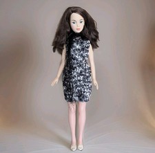 Vintage Eegee Doll Very Large brunette 1984 Collectors  rare handmade dress