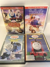 Thomas And Friends Thomas The Tank Engine DVD Lot - 4 DVDs Kids Movies All Clean