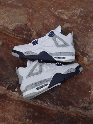 #ad Mid Top Jordan Air Jordan 4 Retro quot;Midninght Navyquot; Men#x27;s Baskteball shoes $87.00