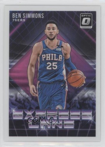 2018-19 Panini Donruss Optic Express Lane Ben Simmons #3 0w8 - Foto 1 di 3