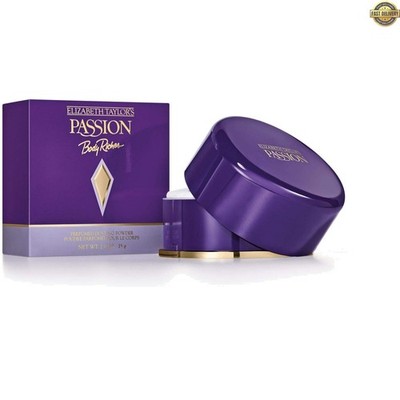 Talc-Free Passion Body Powder, 2.6 Oz, Exotic Woody Fragrance with Puff