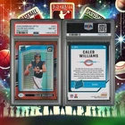 2024 Panini Donruss Optic RED HYPER PRIZM Rated Rookie Caleb Williams #201 PSA 8