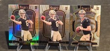 TYLER SHOUGH 3 CARD ROOKIE LOT 2025 SELECT SILVER PRIZM, 2 X BASE