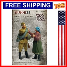 1/35 Historical Miniature Toys Assembled Figure Model Kit Russian Soldiers an...