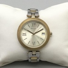 Relic Womens Watch 32mm Two Tone Stainless Steel Date ZR34140 New Battery 6.25"