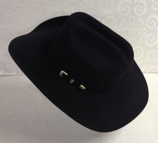 Bailey 8X Beaver Western Hat -7 1/8 Black - V...
