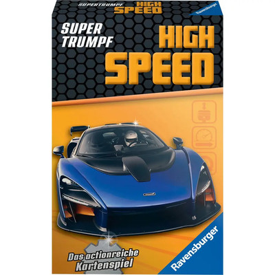 Ravensburger Kartenspiel, Supertrumpf High Speed 20687, Quartett und Trumpf-Spie