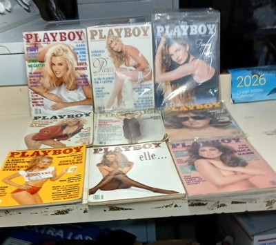 9 PLAYBOYS MAGAZINE .1967 TO 1994, MADANNA.JASSICA HAHN . BAY WATCH STAR