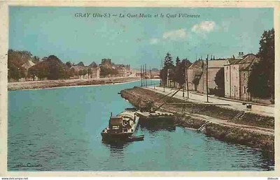 Alte Postkarte - 70 - grau - Le Quai Mavia et le Quai Villeneuve - Color