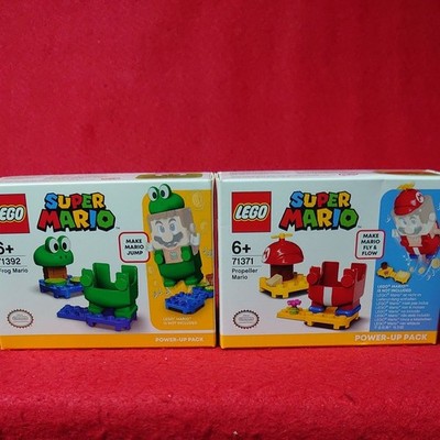 LEGO Power Up Pack Super Mario Frog Propeller Mario 71392 71371 | eBay