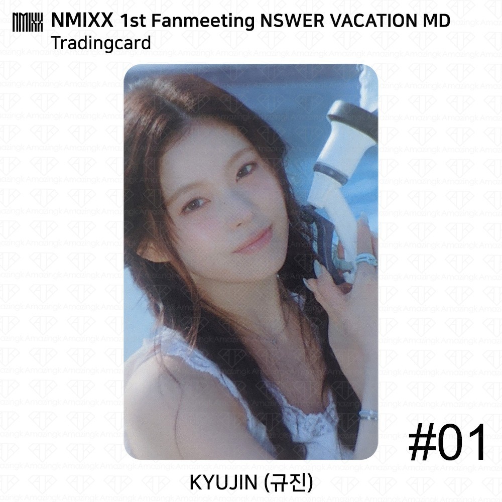 NMIXX 1st Fanmeeting NSWER Vacation MD Trading Card Photoccard