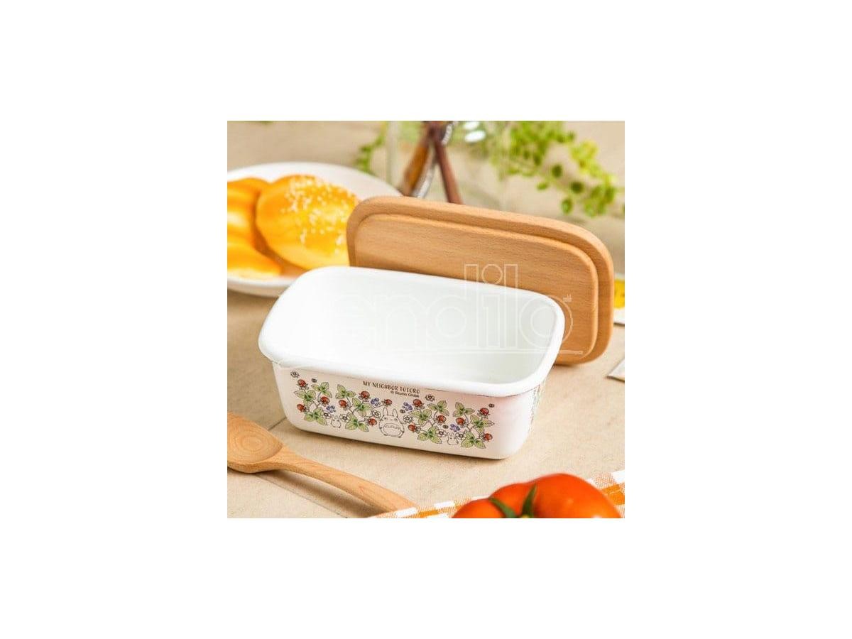 My Neighbor Totoro Butter Dish Con In Legno Lid Soot Sprites 500 Ml Skater