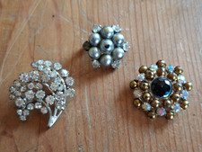 3 alte Broschen / Modeschmuck