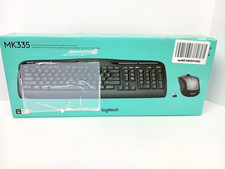 Logitech MK335 Wireless Desktop Keyboard and M310 Mouse Combo Receiver Open Box