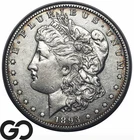 1893-CC Morgan Silver Dollar Coin *Avidly Pursued RARE Key Date* Choice AU++