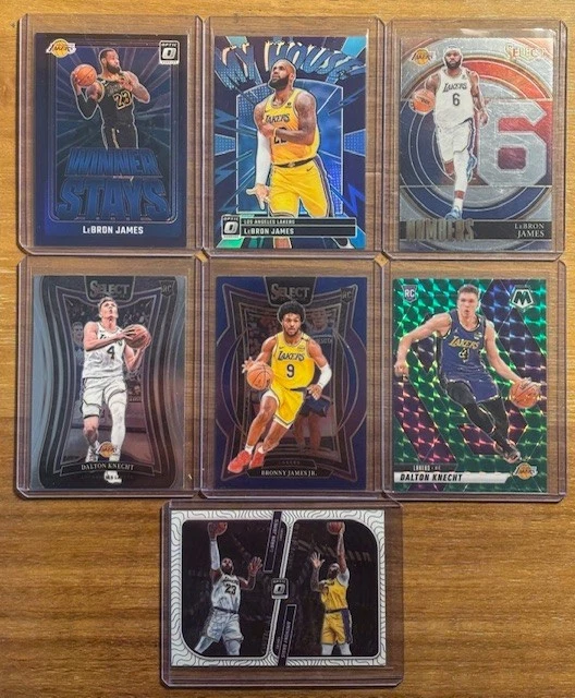 ENORME lote de Los Angeles Lakers! ¡Autógrafos impresiones cortas novatos y leyendas! Foto 2 de 4