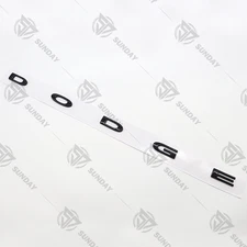 For 2015-2023 Charger Rear Trunk Decklid Black Nameplate Emblem