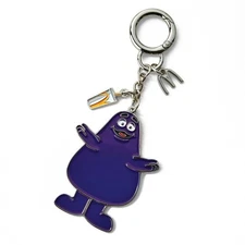 McDonald's Grimace Shake Bag & Bottle Charm Keychain -  NEW