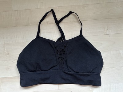 H&M Sport BH Top S 36 schwarz gepolstert 