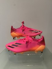 Image of Adidas X Ghosted .1 SG (FW6892) Pink Football Boots - UK 9 