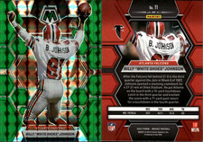 2023 Panini Mosaic Football Green Mosaic Prizms ~ Choose Your Card