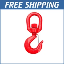 Lightweight 5 Ton Swivel Hook with Safety Latch – For Construction & Crane Use