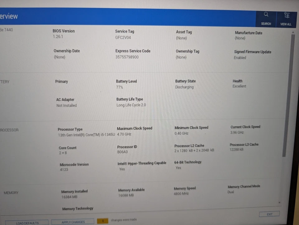 Dell Latitude 7440 · i5-1345U · 16GB · 500GB, photo 2 of 5
