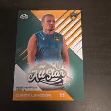CURTIS LANGDON ALL STAR NORTHAMPTON SAINTS 25/26 RUGBY CARD