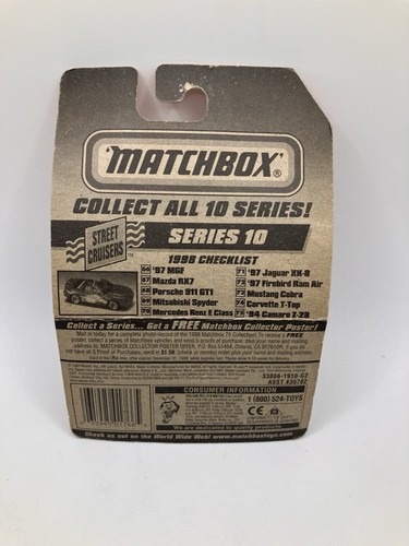 1997 Matchbox MGF Street Cruisers #66 Series 10 Yellow - Picture 2 of 5