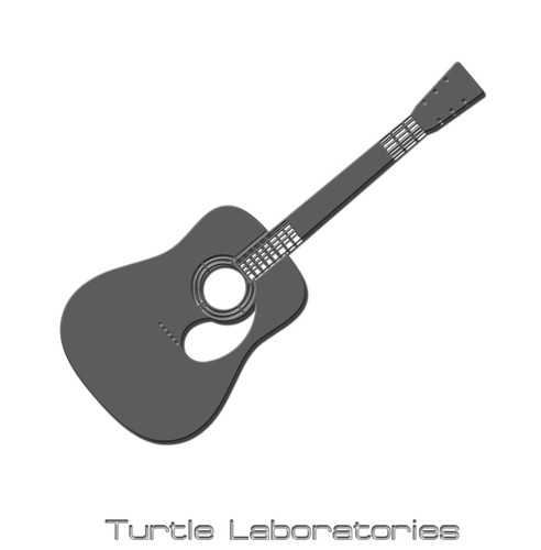 Guitarra Acústica pared de metal escultura colgante de arte decoración  hogar instrumento de música | eBay