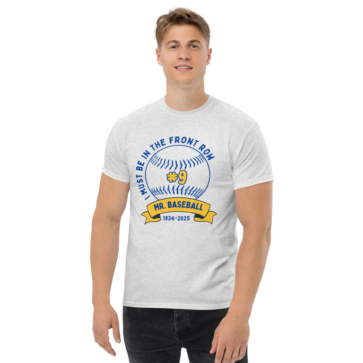 Funny Front Row Shirt Bob Uecker Tribute Shirt Brewers Shirt RIP Uecker  Shirt
