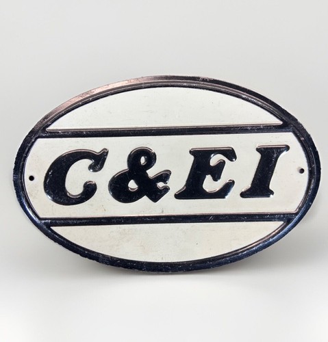 Vintage Post Müsli Premium C & EI Eisenbahn 3" Blechschild Schild 1950’s