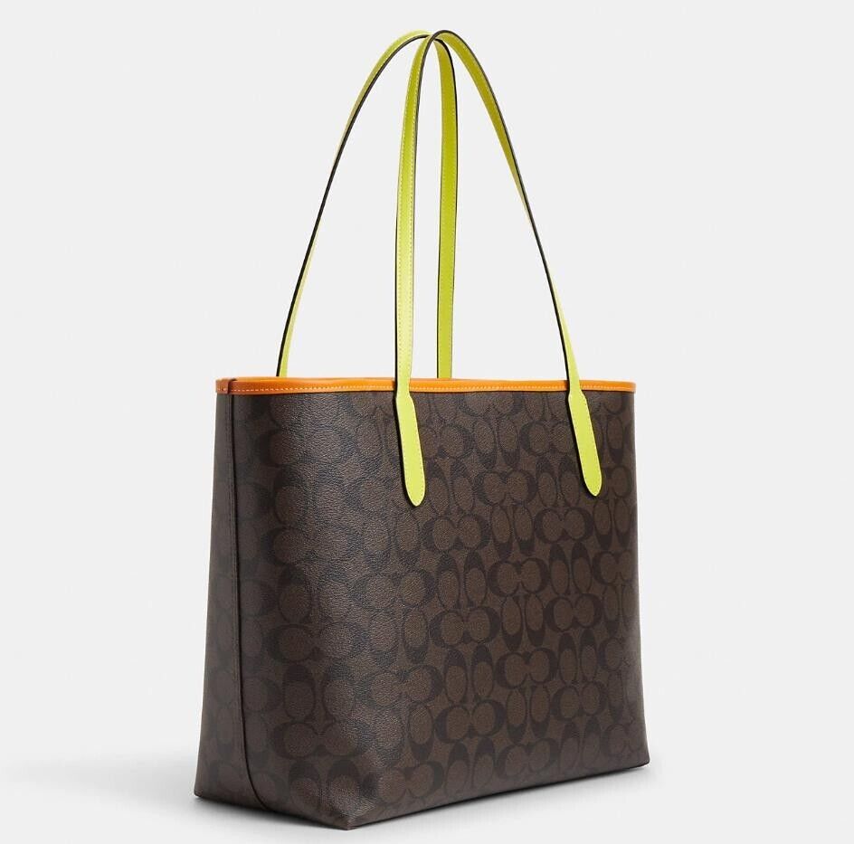 NWT Coach City Tote In Colorblock Signature Canvas CL421 | eBay NWT Coach City Tote In Colorblock Signature Canvas CL421 | eBay