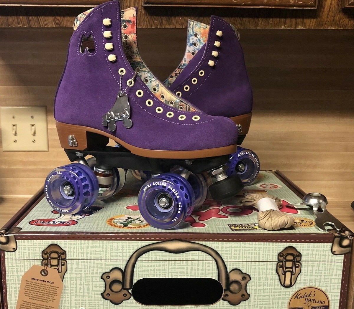Moxi Lolly Roller Skates Size 5! Taffy (purple) fits women's