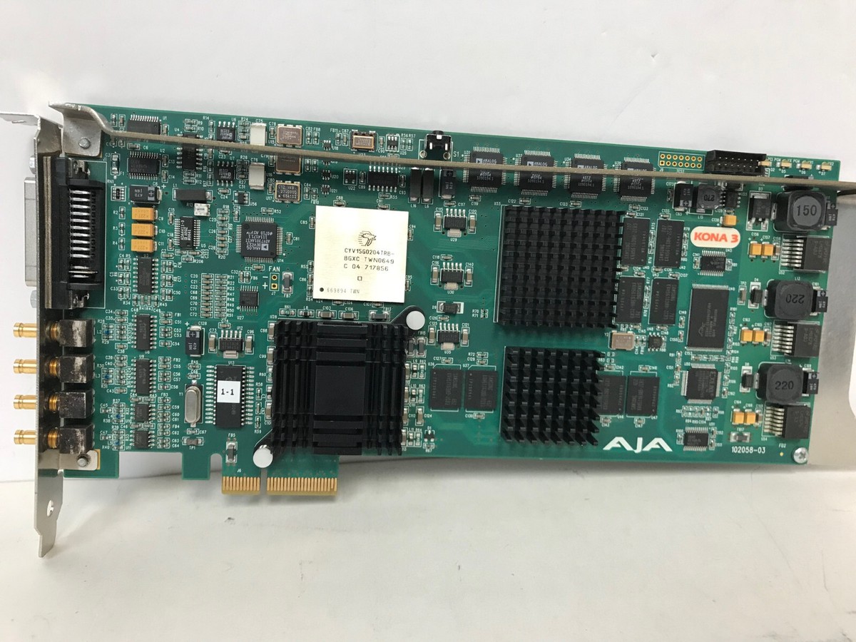 AJA VIDEO SYSTEMS KONA 3 PCIE VIDEO CAPTURE BOARD 102058-03 | eBay