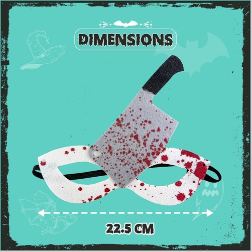 Blutbespritztes Auge Gesichtsmasken Kostüm Filz Maskerade Halloween Kostüm UK - Bild 10 von 37