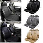 Car 5 Seat Covers Full Set Waterproof Leather Universal for Auto Sedan SUV Truck
