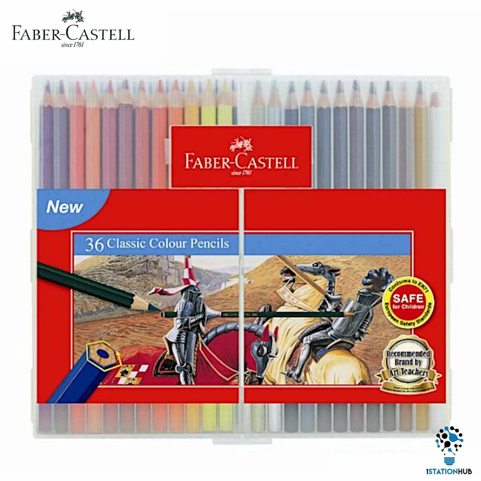 Faber Castell Classic Colour Pencils Set | Home Office School Student Stationery - Image 4 of 4